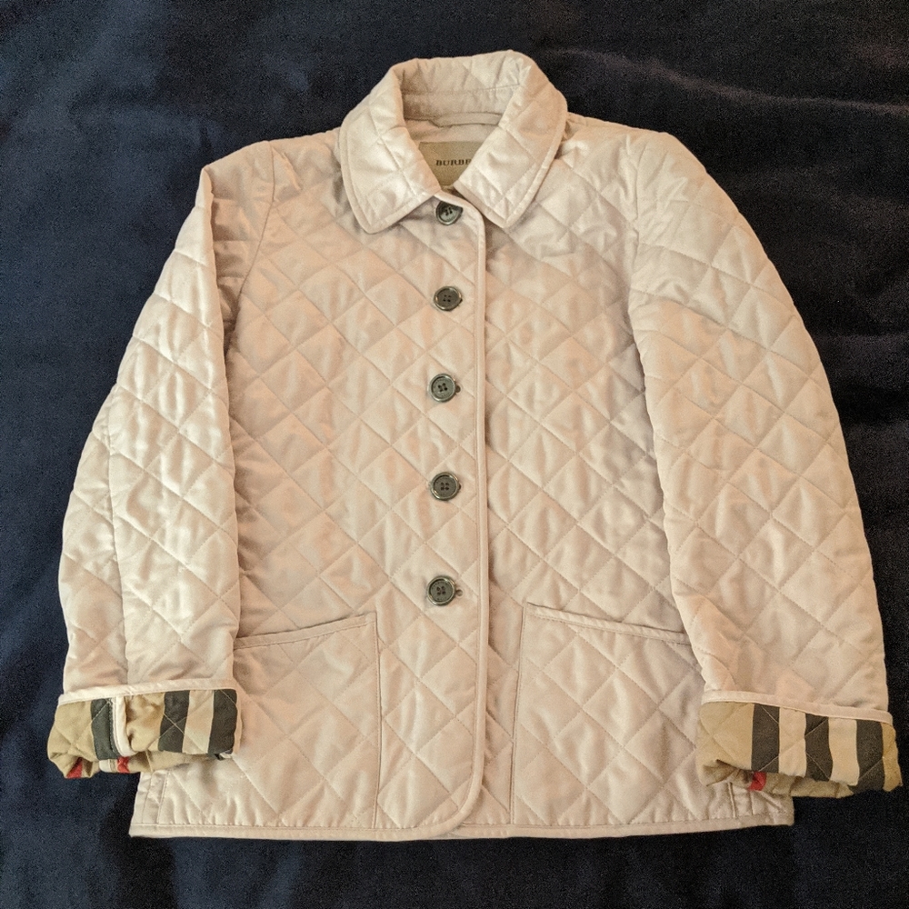 Burberry jacket girl 10 yo